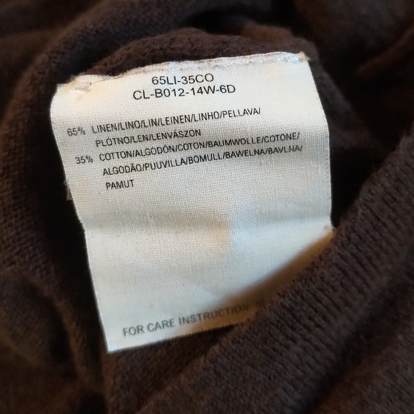 Linen/Cotton Mexx V-neck Long Sleeve - Picture 8 of 9